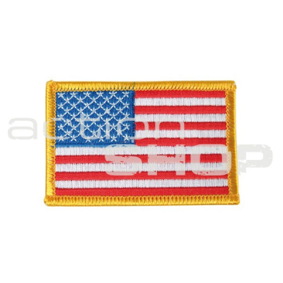 US flag left arm patch (yellow facing)                    