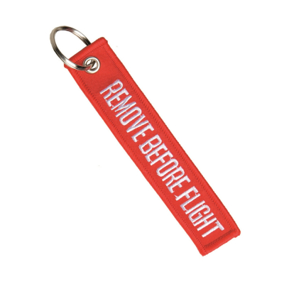 &quot;Remove Before Flight&quot; Key Ring                    