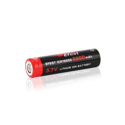 ICR16650 Rechargeable Battery, 2000 mAh, 3.7 V                    