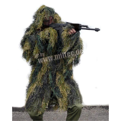 Ghillie Suit &quot;anti-fire&quot; 1pc, size XL/XXL - Woodland                    