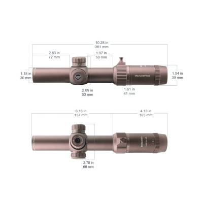                             Forester 1-5x24SFP GenII Riflescope - Dark Earth                        