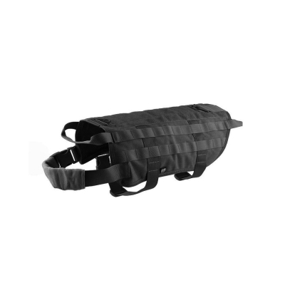 Tactical harness for dog, size M, black                    