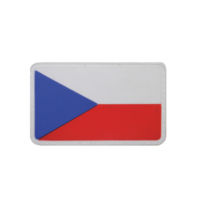 MFH Czech republic flag patch, 3D, 8x5cm                    