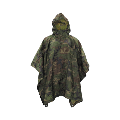 US poncho, woodland, originál použité                    