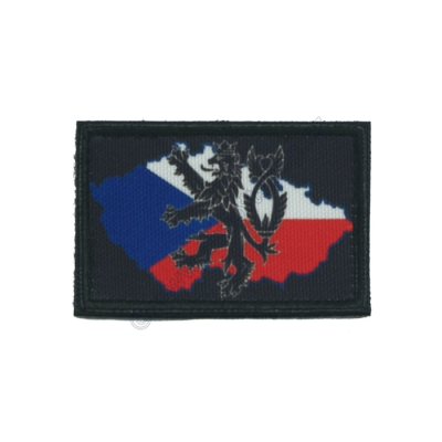 Patch Czech rep map w/lion                    