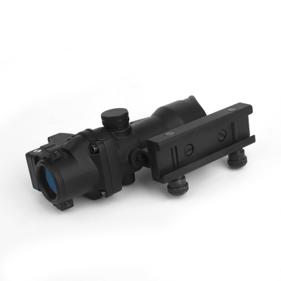                             Riffle scope ACOG 4X32C with Illumination Source Fiber + RMR Sight - Black                        