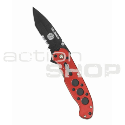 Fire Fighter foldable knife red                    