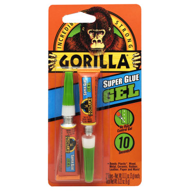 Gorilla Superglue Gel 2x3g                    