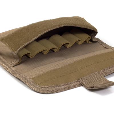                             MOLLE Belt Pouch for Shotgun Cartridges Tan                        