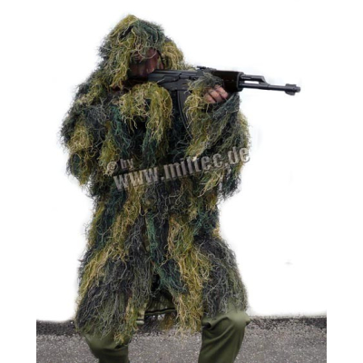 Ghillie Suit &quot;anti-fire&quot; 1pc, size M/L - Woodland                    