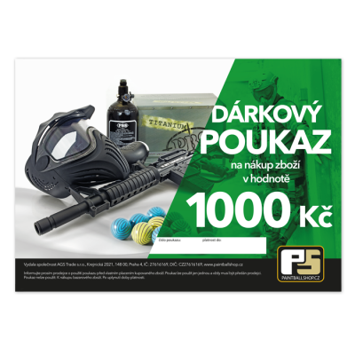 Dárkový poukaz 1000 Kč                    