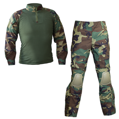 SA Combat Uniform with pads - Multicam – Woodland                    